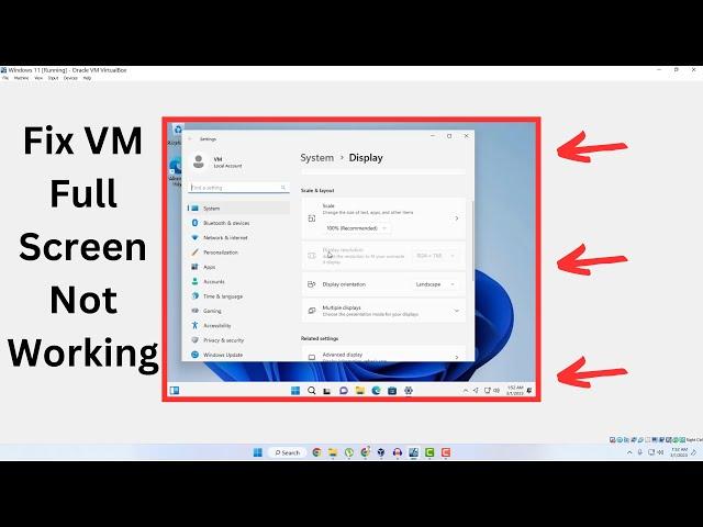 How To Fix Virtualbox Full Screen Not Working | Fix Screen Scaling in VirtualBox