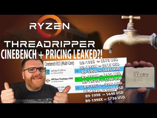 AMD Ryzen 3 and ThreadRipper leaked pricing and benchmarks??!