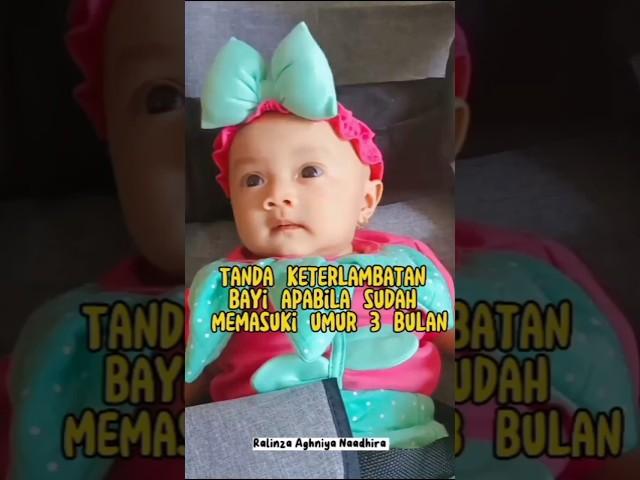 Waspada mom !! Tanda Keterlambatan bayi usia 3 Bulan. #youtubeshorts #shorts #bayi3bulan