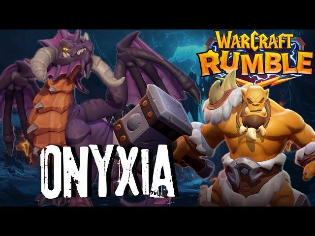 Warcraft Rumble : Defeating Onyxia with Orgrim Doomhammer | Season 11