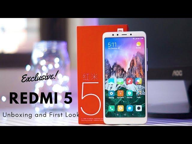 Xiaomi Redmi 5 Exclusive Unboxing (India) | First in India