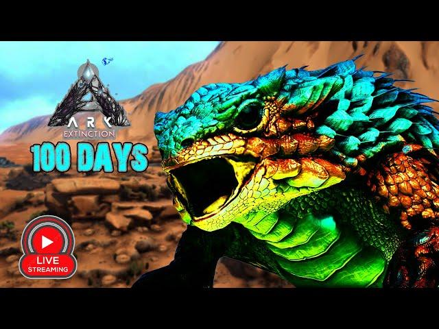 Ark Extinction - [Time to tame this special Desert Dino] | 100 Days Live | [No Commentary]