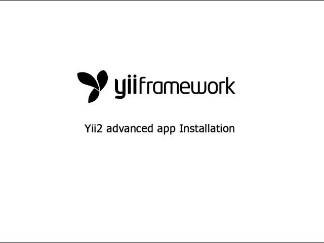 Yii2 advanced app Installation