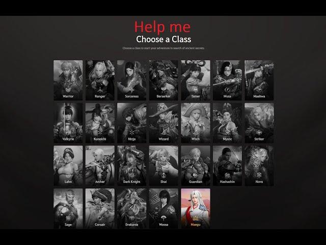 BDO: New Expansion - What Class Should i Play?