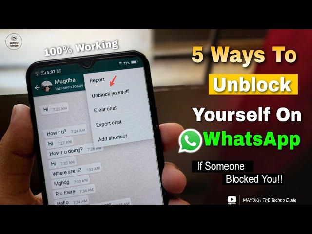 How To Unblock Yourself On WhatsApp If Someone Blocked You (5 Ways)