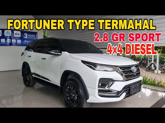 Review FORTUNER 2.8 GR SPORT 4×4 DIESEL TWO TONE