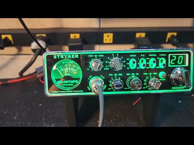 Custom tuned Stryker SR-497HPC for Chris in VA to match his amplifier from truckscbsales.com