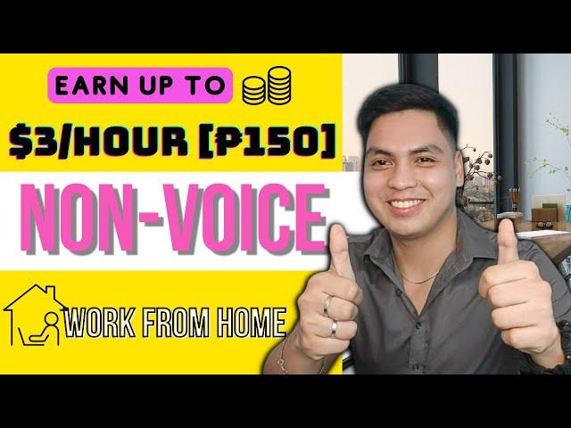 Non-voice Online Job | Earn Php150 Per Hour [$3 Per Hour] | Work From Home