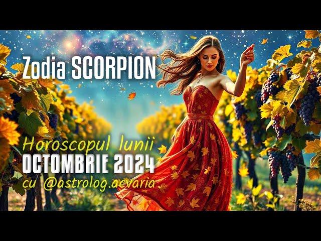 SCORPION  Horoscop OCTOMBRIE 2024 (Subtitrat RO)  SCORPIO OCTOBER 2024 HOROSCOPE