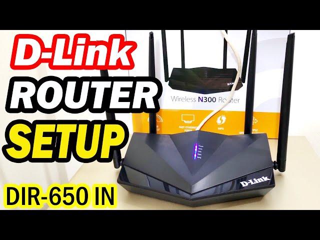 D-Link DIR-650IN Router Setup and Full Configuration