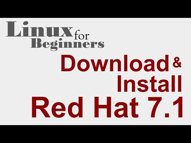 Redhat 7 1 Download and Installation