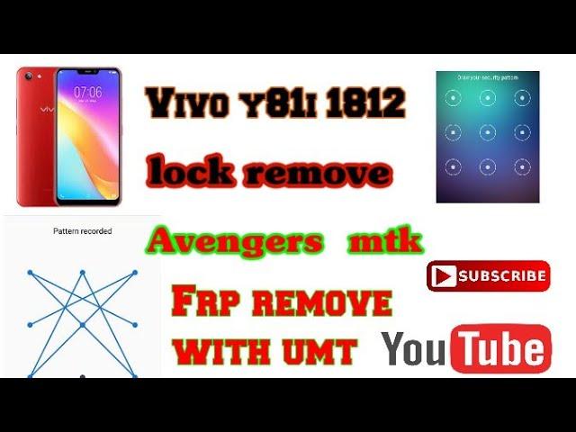 Vivo y81i 1812 pin lock and pattern lock remove with Avenger lock remove with umt