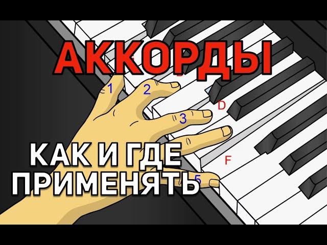 Аккорды на пианино: как играть свои любимые песни.