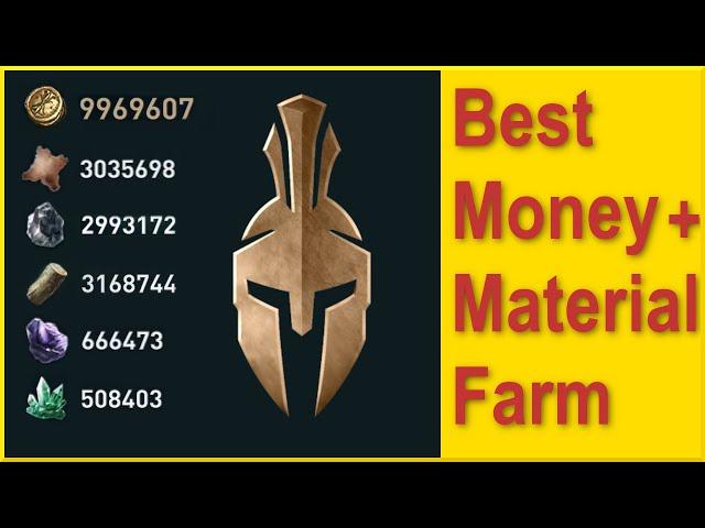 Assassins Creed Odyssey - Best Money Farm + How to get millions of Iron, Wood and Leather in 2023