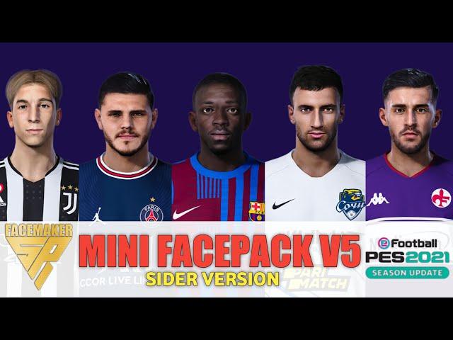 MINI FACEPACK V5 | PES 2021 | SR FACEMAKER