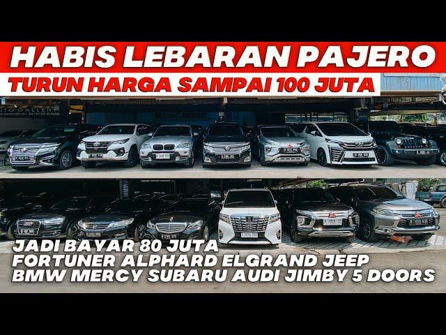 TURUN HARGA 100 JUTA MOBIL BEKAS PAJERO JADI MURAH DI SHOWROOM KING GALLERY JAKARTA READY JIMNY BARU