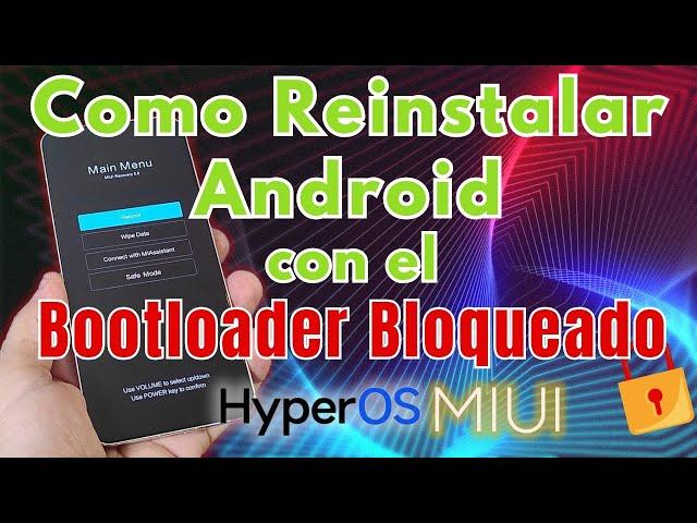 How to reinstall MIUI/Hyperos without using commands or MiFlash with LOCKED Bootloader