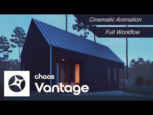 Chaos Vantage + 3ds Max Speed Build | Stunning Archviz Animation From Scratch in 10 Minutes