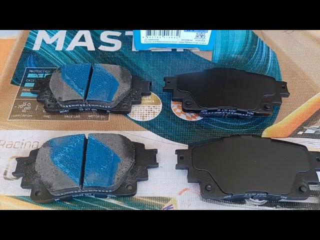 TOYOTA VELOZ REAR BRAKE PAD PART NUMBER