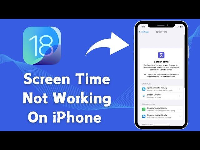 How to Fix Screen Time Not Working On iPhone (2024)