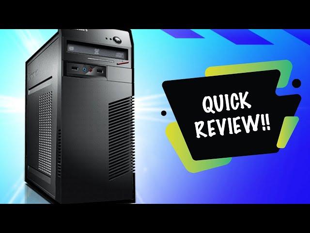 Lenovo ThinkCentre M73 Desktop Review | A PC That Is Powerful And Cheap