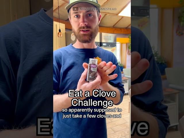 Eat a Clove Challenge (Parasite Cleanse) #hilarious #comedy #funny #challange #clove