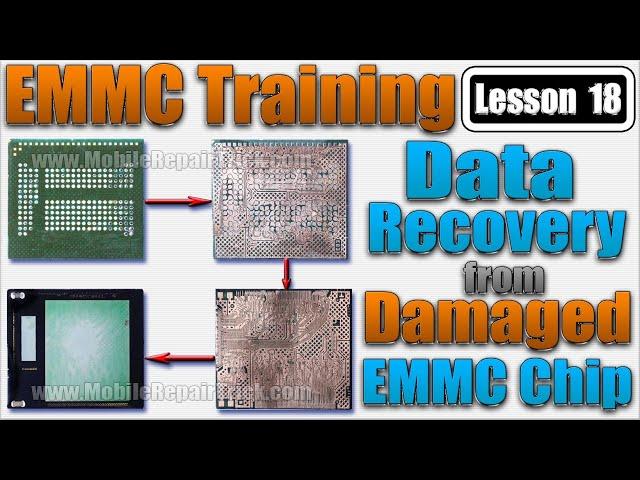 Emmc Training Lesson 18 | Data Recovery from Damaged EMMC Chip | Recover Damaged Emmc