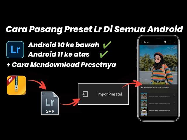 Cara Pasang Preset Lightroom Di Semua Android Terbaru 2023 | PRESET LIGHTROOM TERBARU 2023