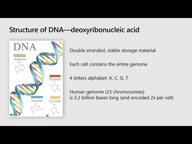 Intro to genomics data analysis on the Azure cloud | COM215