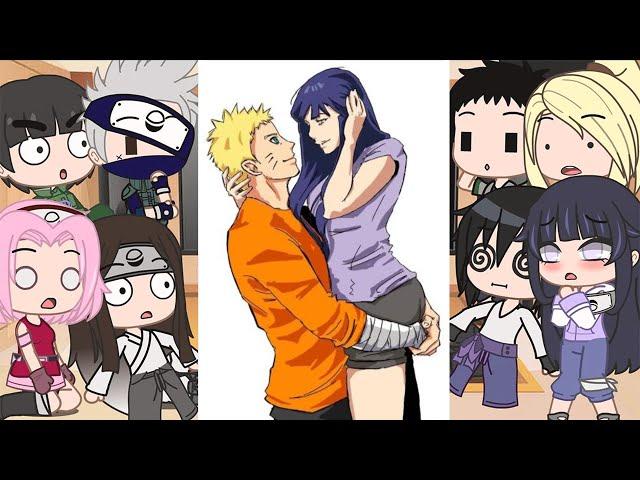 Past Naruto friends + Rock Lee + Neji react to Naruto Uzumaki || Gacha Club