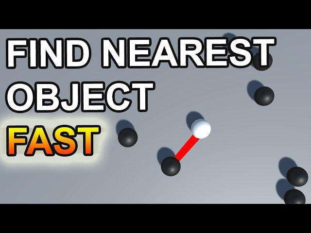 Unity Trick: Find closest Object fast! (k-d Tree)
