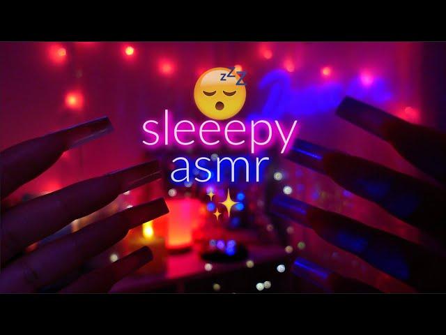 sleeepy asmr that will make your eyes sooo heavyyy  (deep sleep tingles )