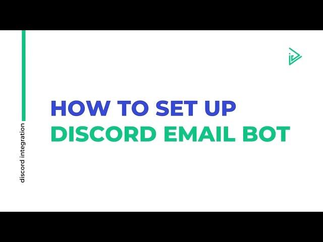 How to forward emails into Discord channels