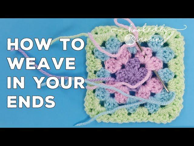 How to Weave (Sew) in Your Ends on Your Crochet Project