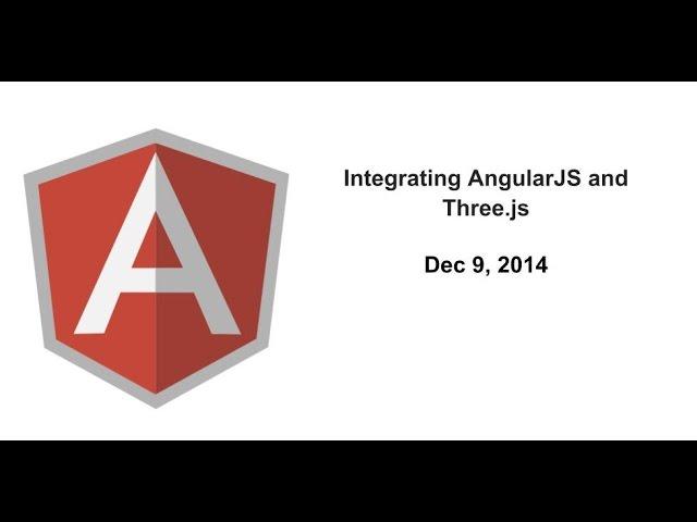 Integrating AngularJS and Three js