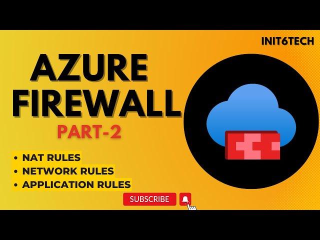 Azure Firewall Part-2 | Network rules & Application rules