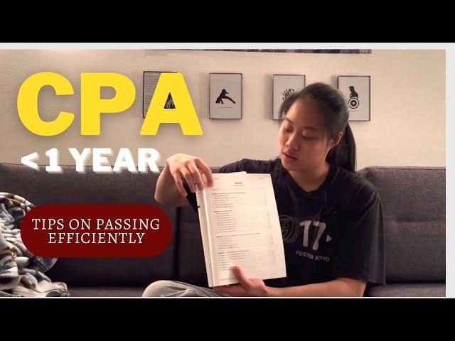 How I Passed the CPA While Working Full-Time (FIRST TRY)
