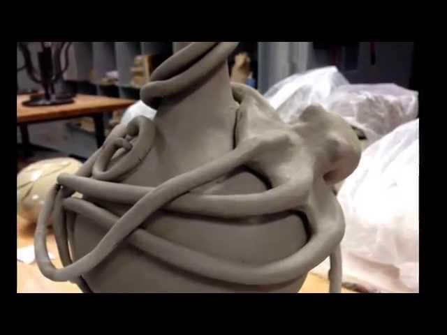 Coiling Clay (Time Lapse)