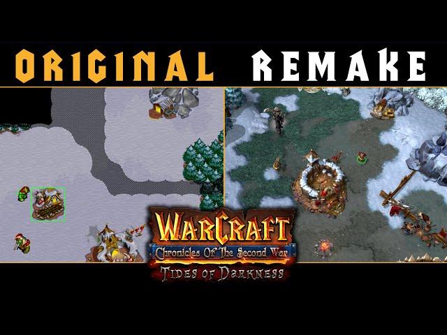 Warcraft 2 - Original vs Remake (Unofficial)