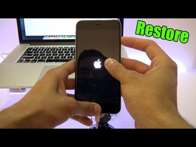 How To Restore Iphone 6/5s/5c/5/4s/4 FULLY Restore an Iphone, iPad or iPod