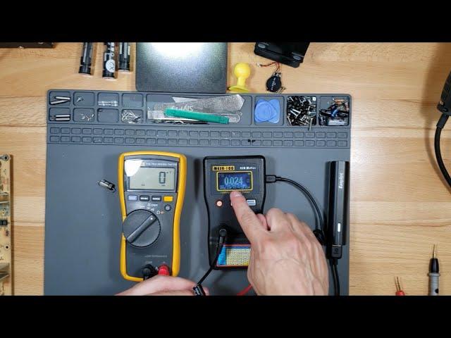 Multimeter vs ESR meter reading capacitors