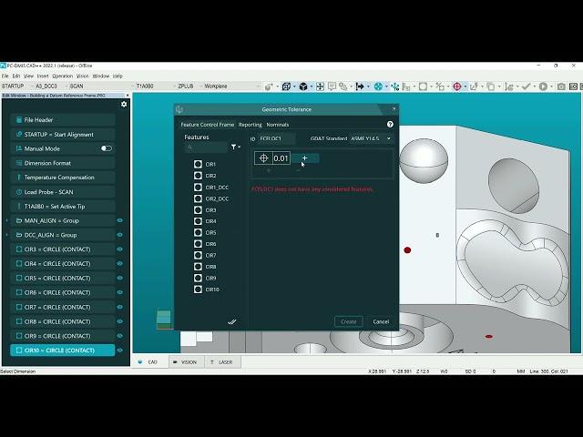 Building a Datum Reference Frame in Geometric Tolerancing