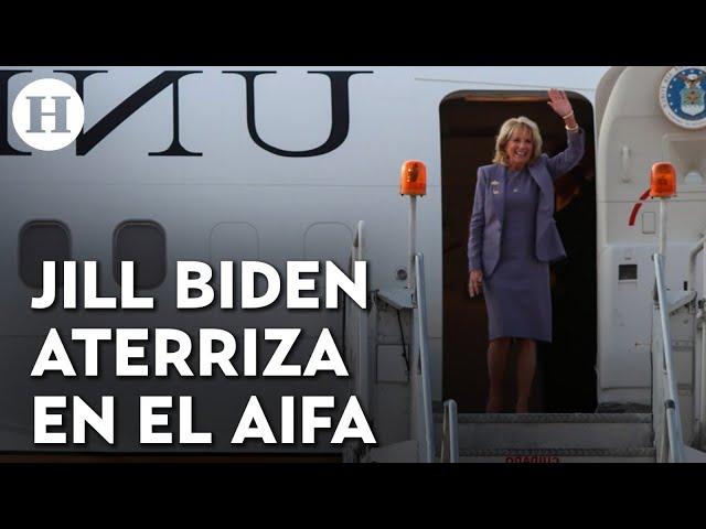 ¡Jill Biden llega a México! Comitiva de EU se prepara para asistir a toma de protesta de Sheinbaum