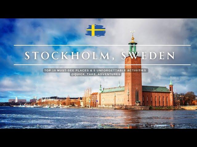 Stockholm, Sweden: Discover Top 10 Places & 5 Must-Do Activities! | Sweden | Travel Guide