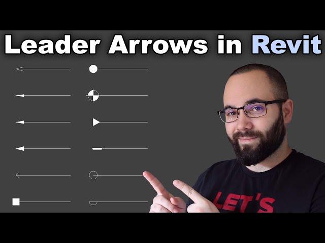 Arrowheads in Revit Tutorial - How to setup a Leader Arrow