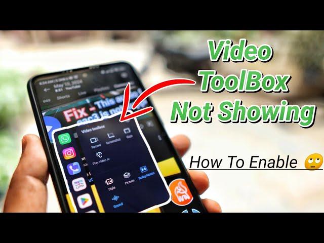 Mi Video ToolBox is Missing 