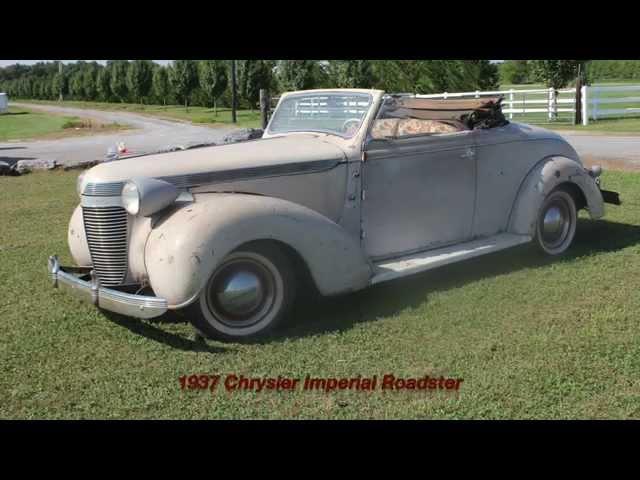 1937 Chrysler Imperial Roadster Restoration Video #1