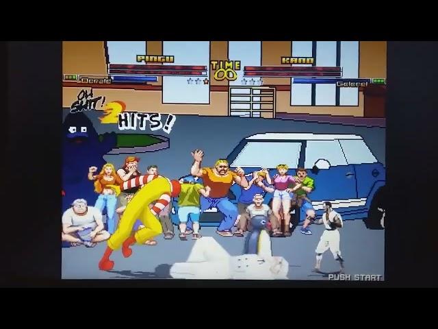 WINMUGEN – Donald & Pingu VS Colonel & Kano