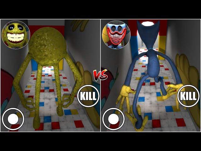 Playing as Huggy Wuggy vs Roblox Innyume Smiley's Stylized Nextbot in Poppy Playtime Chapter 3!