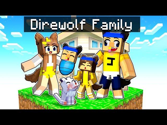 Having A DIREWOLF FAMILY in Minecraft!